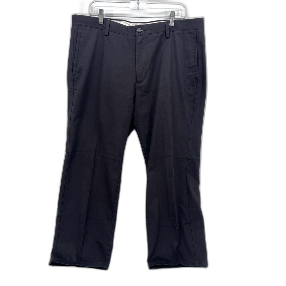 Dockers Black Basic Dress Pants Career Office Work Slim Fit Mens Size 38/25.5**